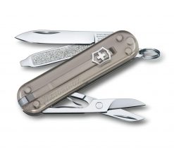 Victorinox Classic SD - Transparent Mystical Morning Front Side Open