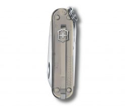 Victorinox Classic SD - Transparent Mystical Morning Front Side Closed