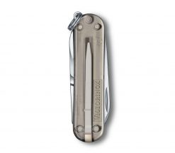 Victorinox Classic SD - Transparent Mystical Morning Back Side Closed