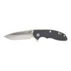 Hinderer XM-18 3.5 inches Spearpoint Stonewashed 20CV Blade Bronze Stonewashed Handle with Black G-10 Front Side Open