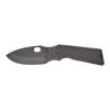 Medford Fat Daddy S35VN PVD Drop Point Blade Black PVD Handle Front Side Open