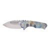 Medford Micro Praetorian T S35VN Tumbled Tanto Blade Faced and Flamed Galaxy Handle Front Side Open
