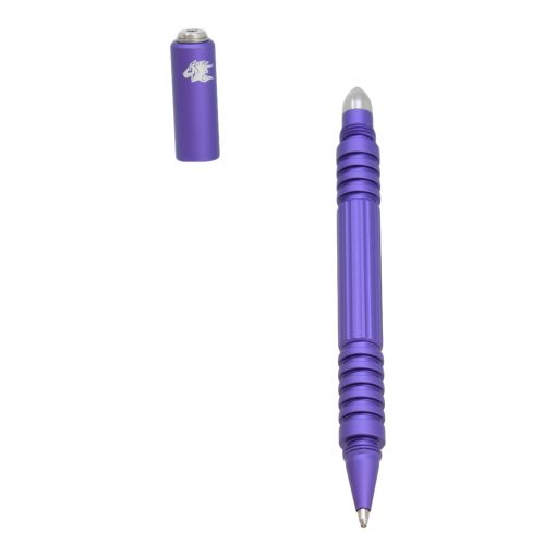 Hinderer Investigator Pen - Anopean Matte Purple Aluminum Open
