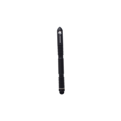 Hinderer Extreme Duty Spiral Aluminum Matte Black Pen - Front Side Closed