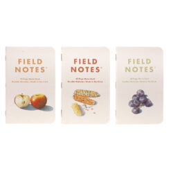 Field Notes Harvest Pack B - Perforated Ruled Dot Ledger Paper Memo Book 3 Pack (48 Pages)