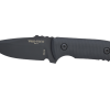 Pro-Tech Small Bladed Rockeye Black DLC S35VN Fixed Blade Black 3D G-10 Handle Front Side