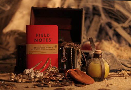 Field Notes 5E Character Journal (64 Pages) Front Side Closed With Background