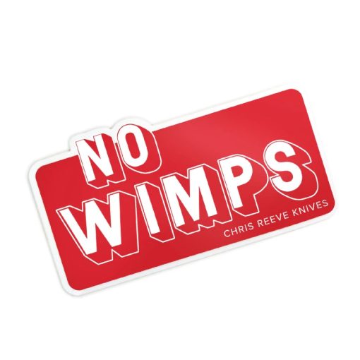 Chris Reeve Stickers (Pack of 4) No Wimps Sticker