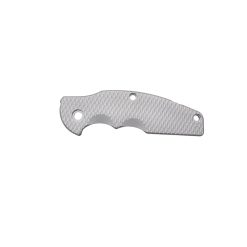 Hinderer Jurassic - Textured Working Finish Titanium Scale Front Side