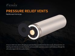 Fenix ARB-L21-5000 Rechargeable Li-ion 21700 Battery - 5000mAh Pressure Relief Vents