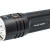 Fenix LR35R Black Flashlight - 10000 Lumens Front Side Diagonal
