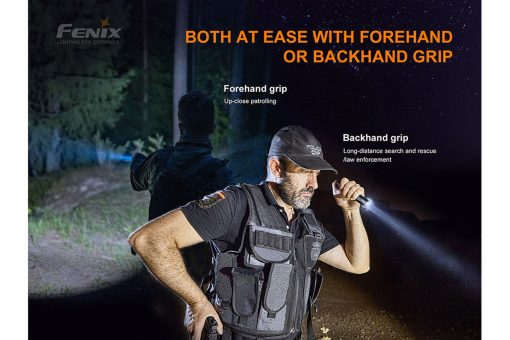 Fenix PD35 V3.0 Black Flashlight - 1700 Lumens Infographic 14 Grip