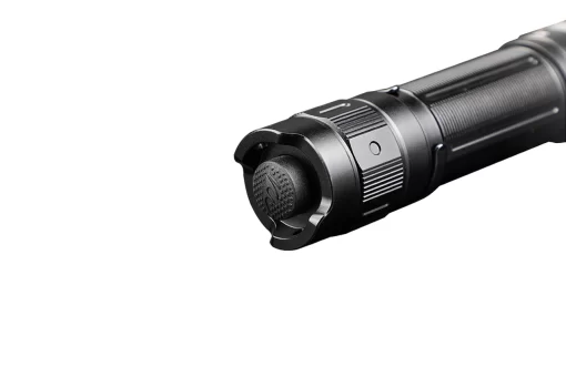Fenix PD35 V3.0 Black Flashlight - 1700 Lumens Back Side Close Up