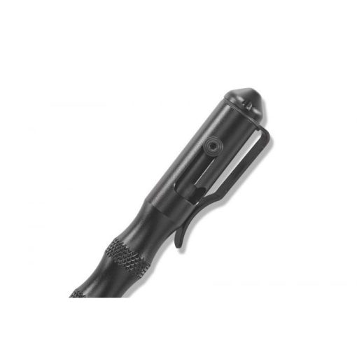 Benchmade 1120-1 Longhand AXIS Bolt-Action Pen Black 6061-T6 Aluminum Handle - Black Ink Bolt Close Up
