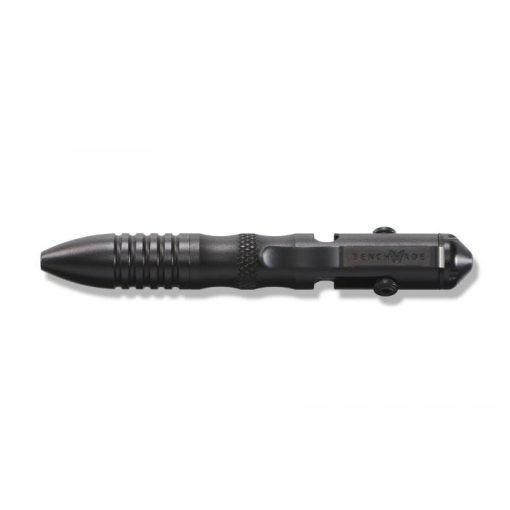 Benchmade 1121-1 Shorthand AXIS Bolt-Action Pen Black 6061-T6 Aluminum Handle - Black Ink Bolt Side Horizontal