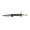 Benchmade 317-1 Weekender Stonewash S30V Clip-Point Blade Brown Micarta Handle Front Side All Open