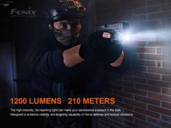 Fenix GL19R Rechargeable Tac Light -1200 Lumens Lumens Infogrpahic