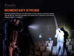 Fenix GL19R Rechargeable Tac Light -1200 Lumens Strobe Infographic