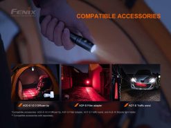 Fenix LD22 LED Flashlight - 800 Lumens Accessories Infographic