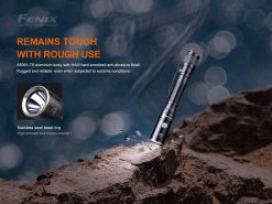 Fenix LD22 LED Flashlight - 800 Lumens Materials Inforgraphic