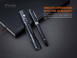 Fenix LD22 LED Flashlight - 800 Lumens Size/Weight Inforgaphic