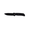 Pro-Tech Terzuola ATCF Auto Black DLC CPM-MagnaCut Drop Point Blade Black Aluminum Handle with Textured Black G-10 Inlays Pearl Button and Stonewashed 3D Machined Clip Front Side Open