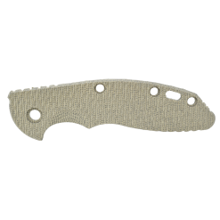 Hinderer XM-18 3.5" - Textured OD Green Micarta Scale Front