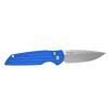 Pro-Tech TR-3 Tactical Response 154CM Drop Point Blue Grooved Aluminum Front Side Open