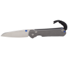 Chris Reeve Knives Small Sebenza 31 Stonewash Magnacut Insingo Blade Titanium Handle Front Side Open