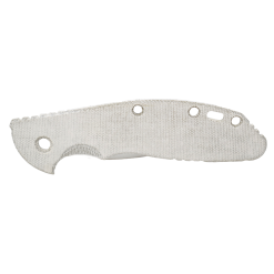 Hinderer XM 24 4 Inch OD Green Smooth Natural Micarta Scale