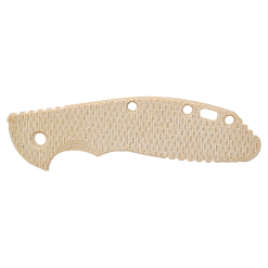 Hinderer XM 24 4 Inch Textured Natural Micarta Scale