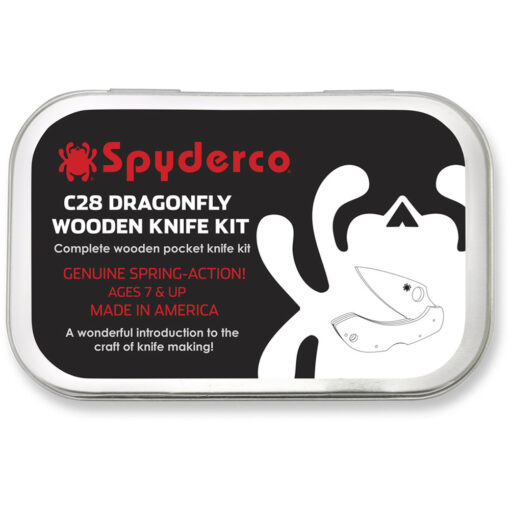 Spyderco Wooden Kit Dragonfly Tin