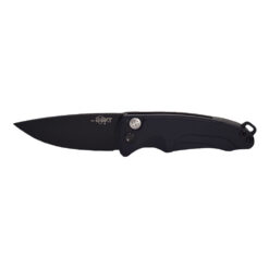 Medford Smooth Criminal Auto S35VN PVD Blade, Standard Grind, Aluminum Black handle with Black PVD Hardware, PVD Clip Front Side Open
