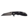 Hinder XM-18 3.5" Fatty Working Finish Wharncliffe Blade Battle Bronze Handle With Black G-10 Scale Stonewash Clip and Standard Hardware Front Side Open