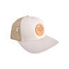 Chris Reeve Knives Favorite Trucker Hat In Khaki One Size Think Twice Cut Once Patch Facing Right