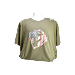 Medford Emblem XXL Short Sleeve T-Shirt in OD Green Front Side