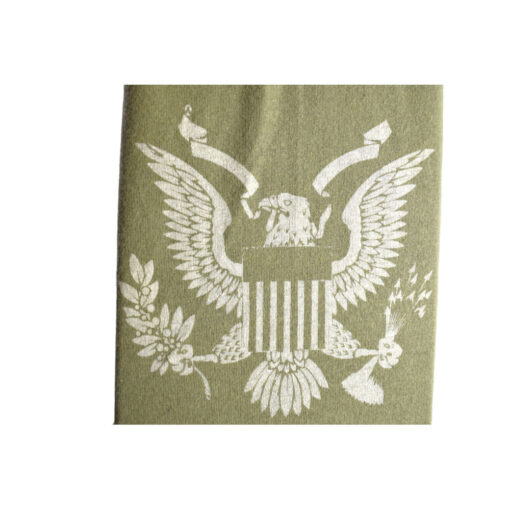 Medford Emblem XXL Short Sleeve T-Shirt in OD Green Right Sleeve Close Up
