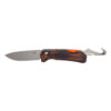 Benchmade 15062 Grizzly Creek S30V Drop Point Blade Stabilized Wood with Orange Accents Front Side Open